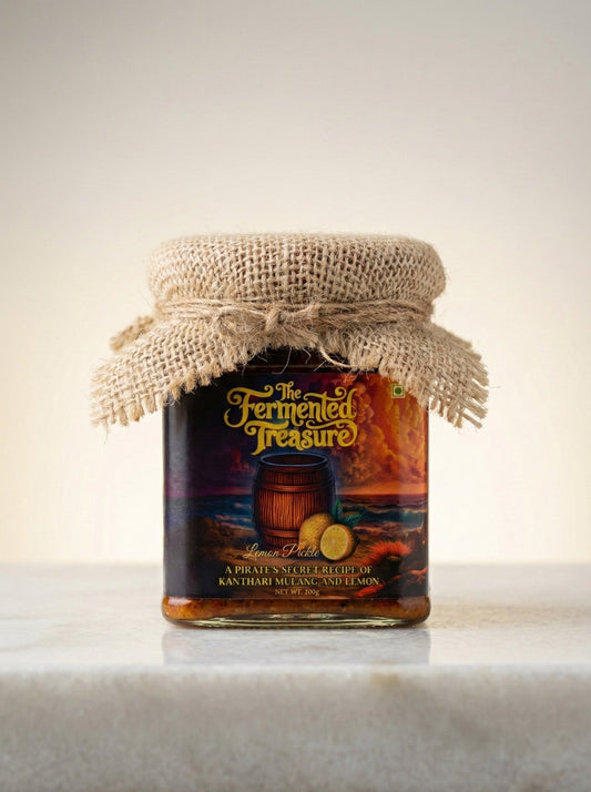 Aged Lemon Pickle with Kanthari – 200g